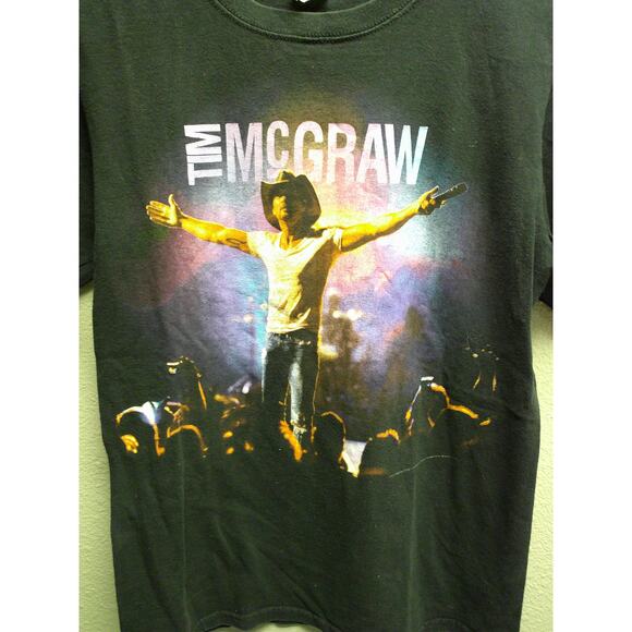 Tim McGraw Shirt Concert Graphic Black Country Music Tee Emotional Traffic Small - Picture 2 of 8